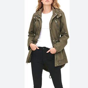 Levi's Army Green Barn‎ Field Utility Bella Swan PNW Y2K Grunge Jacket Women M